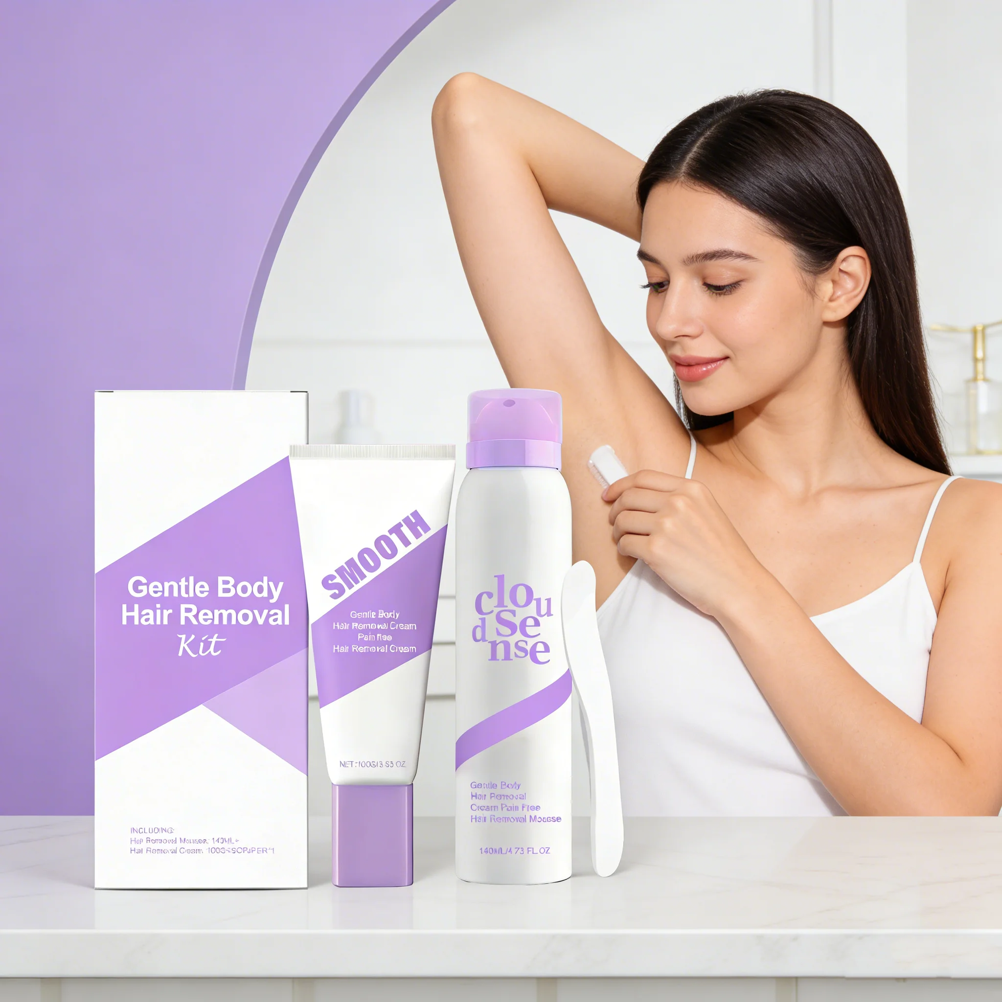 Underarm Hair Removal Kit Painless Relieve Discomfort After Hair Removal Inhibit Hair Growth Intimate Area Hair Removal Cream
Underarm Hair Removal Kit Painless Relieve Discomfort After Hair Removal Inhibit Hair Growth Intimate Area Hair Removal Cream