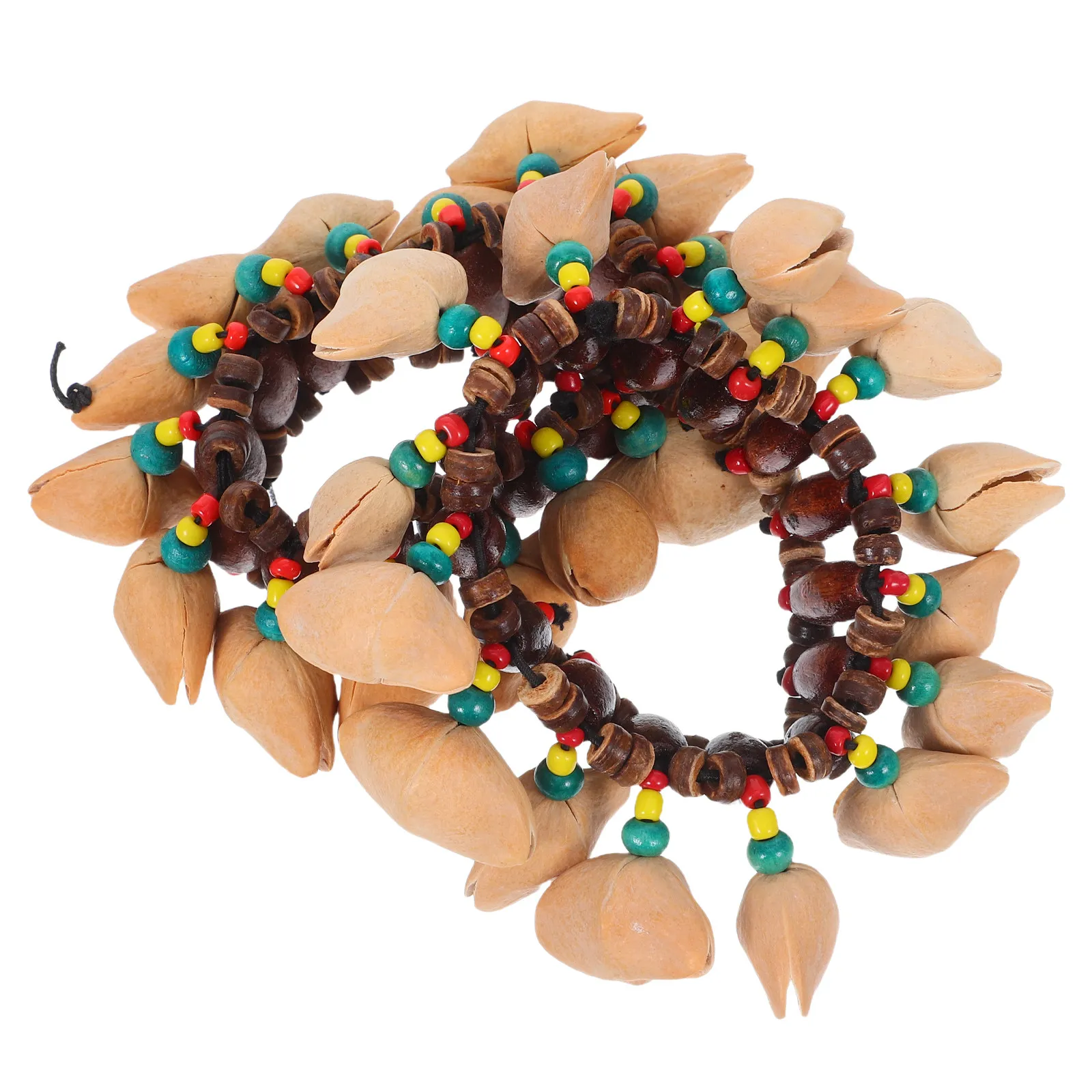 2Pcs Bright Color Nut Shell Wrist Bells African Tribal Bangle for Dance Drumming Percussion Instrument Hand Bell Ornament
2Pcs Bright Color Nut Shell Wrist Bells African Tribal Bangle for Dance Drumming Percussion Instrument Hand Bell Ornament