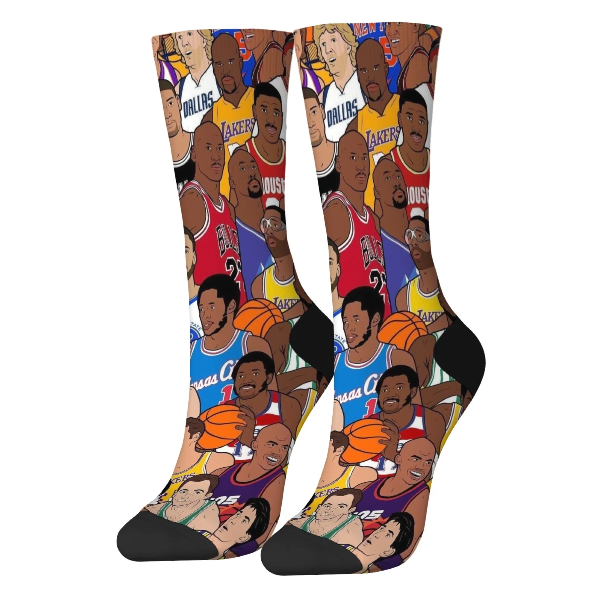 Men's Basketball Superstar Retro Cartoon Socks Novelty Funny Happy Crew Socks Street Harajuku Hip-Hop Trend Socks Harajuku Gift
Men's Basketball Superstar Retro Cartoon Socks Novelty Funny Happy Crew Socks Street Harajuku Hip-Hop Trend Socks Harajuku Gift