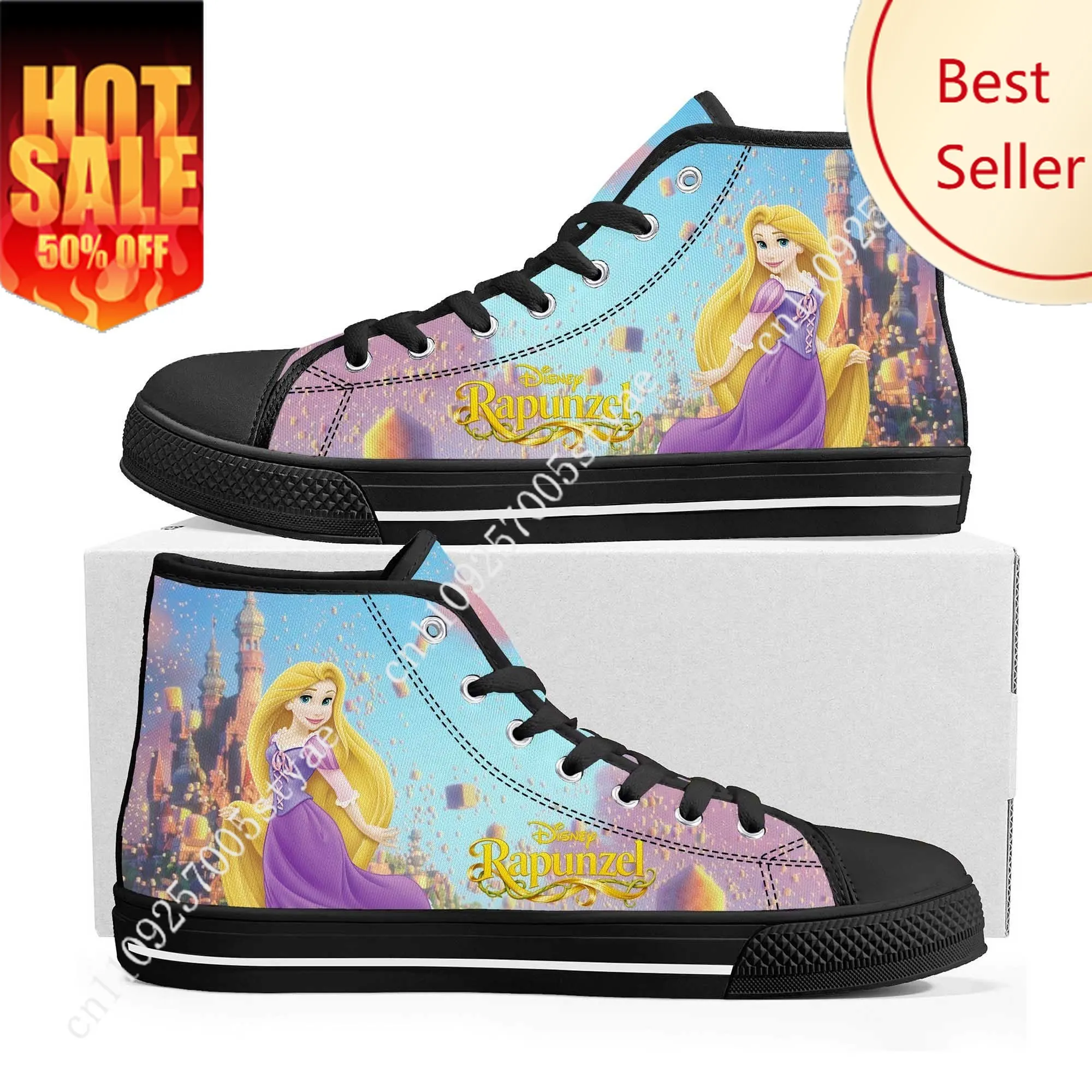 Rapunzel High Top Sneakers Disney Princess Cartoon Movie DIY Decorate Shoes Design Your Photo Party Holiday Gifts Custom Shoe
Rapunzel High Top Sneakers Disney Princess Cartoon Movie DIY Decorate Shoes Design Your Photo Party Holiday Gifts Custom Shoe