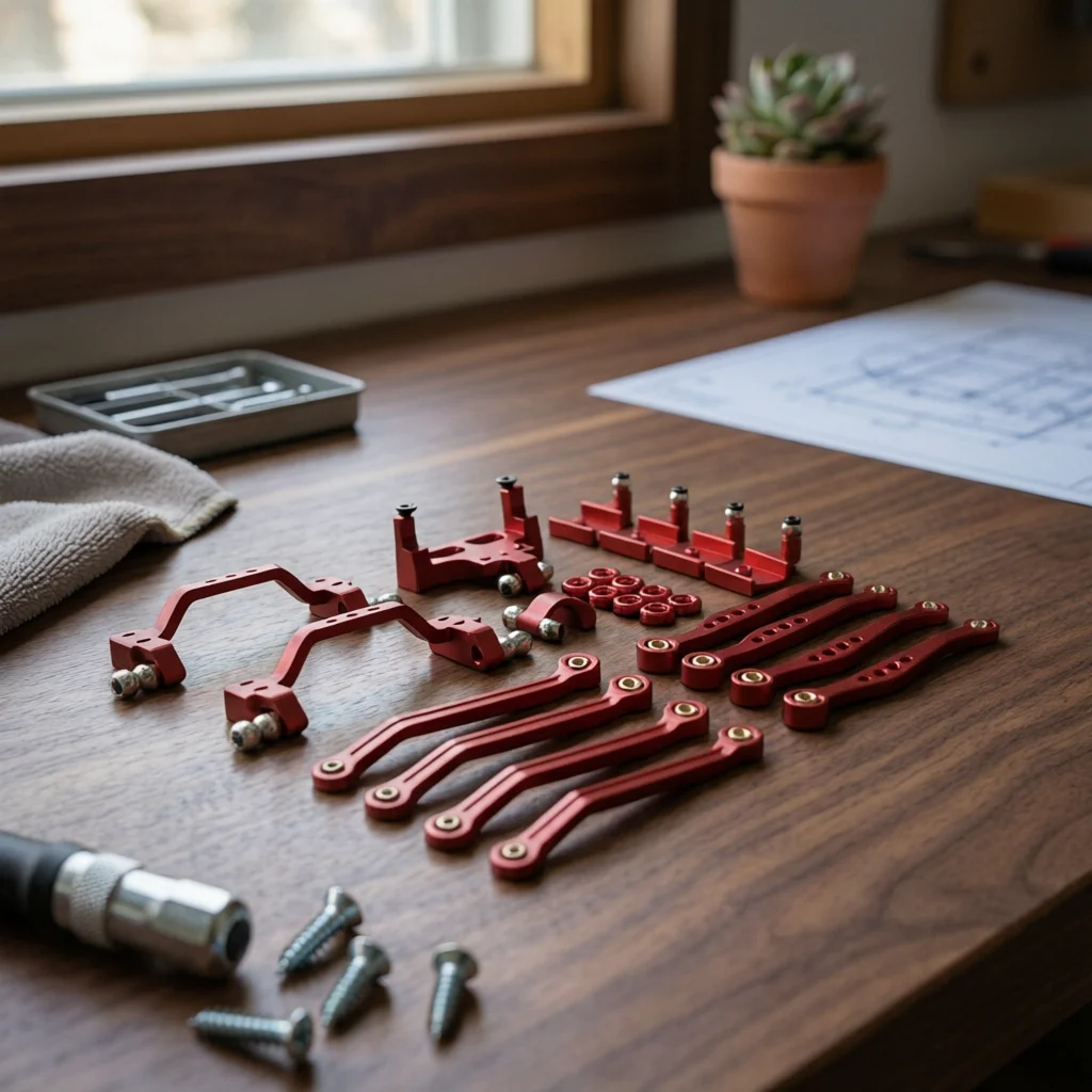 Metal Chassis Link Rod Set Long-Lasting RC Truck Link Set Chassis Support Hardware Improves Appearance Upgrade Part Anodized
Metal Chassis Link Rod Set Long-Lasting RC Truck Link Set Chassis Support Hardware Improves Appearance Upgrade Part Anodized