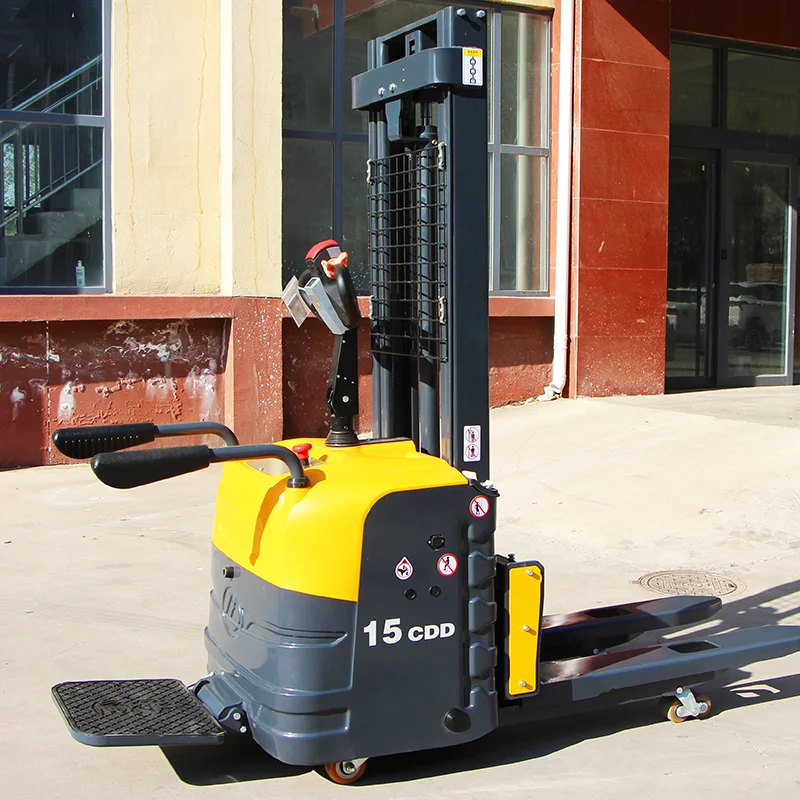 Factory Wholesale Price Stacker Electric Forklift 1 Ton 1.5 Ton Pallet Stacker Custom Color & Logo Selflift Stacker
Factory Wholesale Price Stacker Electric Forklift 1 Ton 1.5 Ton Pallet Stacker Custom Color & Logo Selflift Stacker