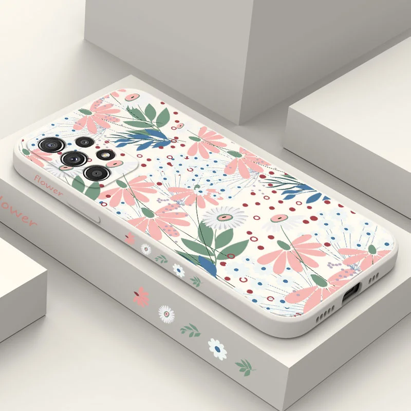 Light Colored Flowers Case For Samsung A73 A53 A33 A23 A13 A03 A03S A72 A52 A52S A32 A02S A02 A12 A71 A51 A31 A22 A21S 4G 5G Cov
Light Colored Flowers Case For Samsung A73 A53 A33 A23 A13 A03 A03S A72 A52 A52S A32 A02S A02 A12 A71 A51 A31 A22 A21S 4G 5G Cov