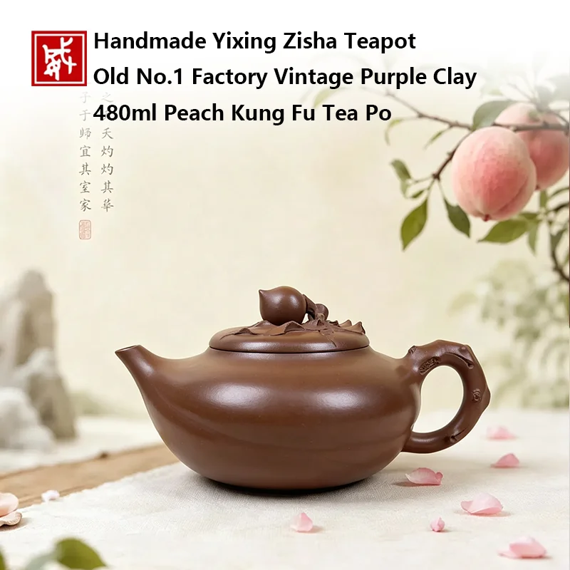 Handmade Zisha Teapot Old Factory Raw Ore Clay Longevity Peach Carving Large Capacity 480ml Kung Fu Tea Set Collectible Tea
Handmade Zisha Teapot Old Factory Raw Ore Clay Longevity Peach Carving Large Capacity 480ml Kung Fu Tea Set Collectible Tea