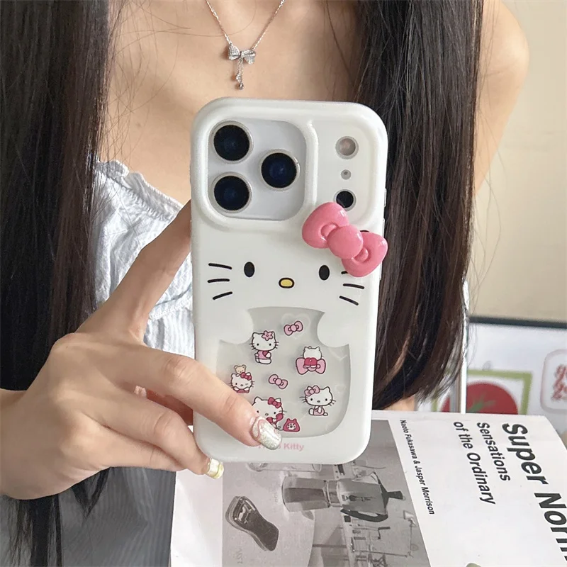 Korean Cute 3D Hellokitty Phone Case For iPhone 17 Pro 15 16 14 Pro Max Back Cover Shockproof Cartoon Protective Cases Capa
Korean Cute 3D Hellokitty Phone Case For iPhone 17 Pro 15 16 14 Pro Max Back Cover Shockproof Cartoon Protective Cases Capa