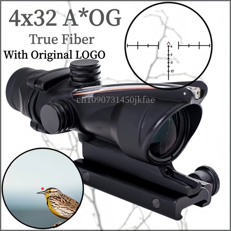 Tactical 4X32 Red Dot Real Fiber Optics Sight with Red Green Dot Illuminated Hunting Scope Etched Reticle Reflex Hunting Scope
Tactical 4X32 Red Dot Real Fiber Optics Sight with Red Green Dot Illuminated Hunting Scope Etched Reticle Reflex Hunting Scope