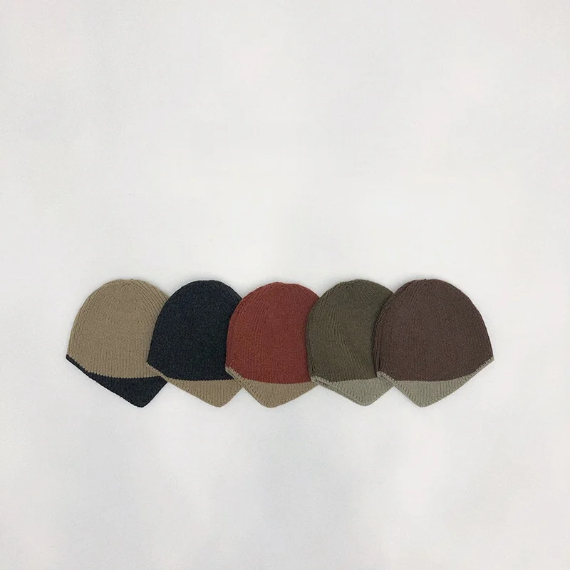 Kids Two-Tone Knit Beanie Korean Vintage Style Spring Autumn Elastic Hat One Size Children Headwear
Kids Two-Tone Knit Beanie Korean Vintage Style Spring Autumn Elastic Hat One Size Children Headwear
