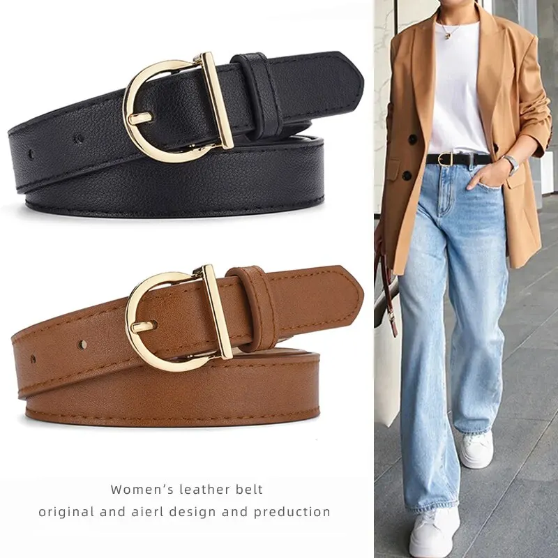 Women's Belt Fashion High-quality Pin Buckle Belt Genuine Luxury Soft PU Leather Belt Women Pair with Pants Jeans,For Ideal Gift
Women's Belt Fashion High-quality Pin Buckle Belt Genuine Luxury Soft PU Leather Belt Women Pair with Pants Jeans,For Ideal Gift