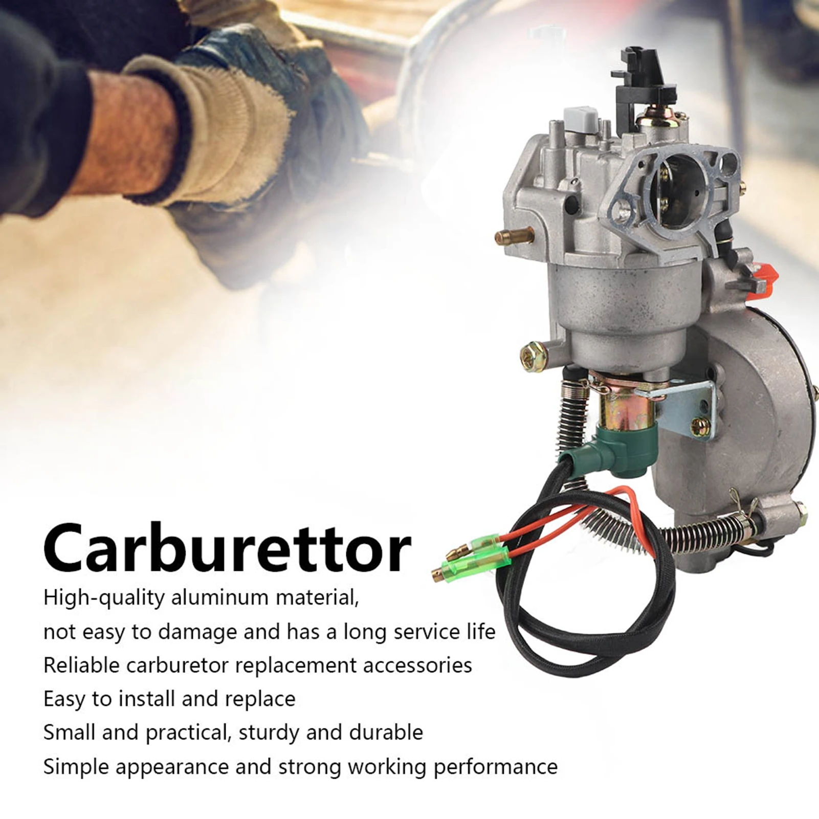 Fuel Carburetor CNG Generator Fuel Carburetor Fit for GX390 188F Manual Choke Accessories 4.5‑5.5KW Garden Tools
Fuel Carburetor CNG Generator Fuel Carburetor Fit for GX390 188F Manual Choke Accessories 4.5‑5.5KW Garden Tools