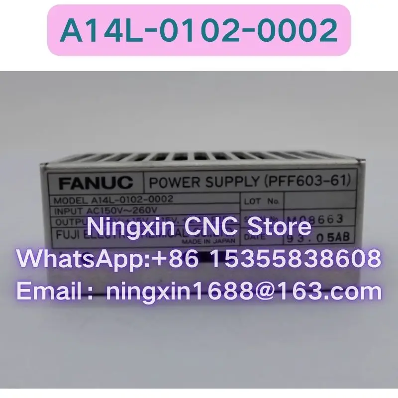 Second-hand A14L-0102-0002 power supply Functional test OK Fast delivery
Second-hand A14L-0102-0002 power supply Functional test OK Fast delivery
