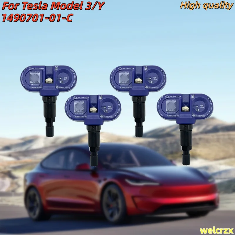 1/4PCS TPMS Tire Pressure Sensor 149070101B 149070101C 1490701-01-B 1490701-01-C Fit for Tesla Fit for Model 3 S X Y
1/4PCS TPMS Tire Pressure Sensor 149070101B 149070101C 1490701-01-B 1490701-01-C Fit for Tesla Fit for Model 3 S X Y