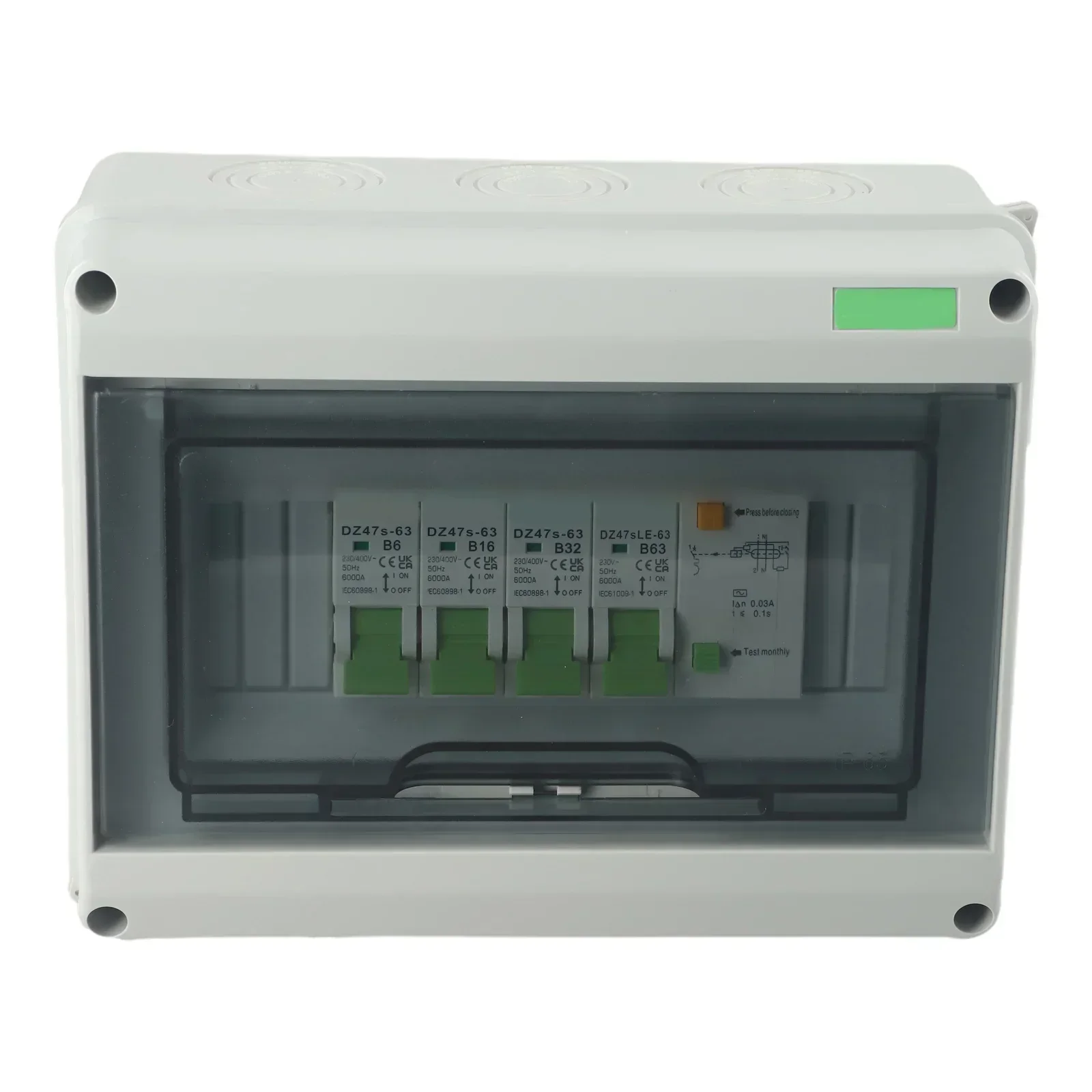 30) 3 Way Waterproof Distribution Box IP66 Grade Practical and Convenient Enhanced Safety for Electrical System
30) 3 Way Waterproof Distribution Box IP66 Grade Practical and Convenient Enhanced Safety for Electrical System