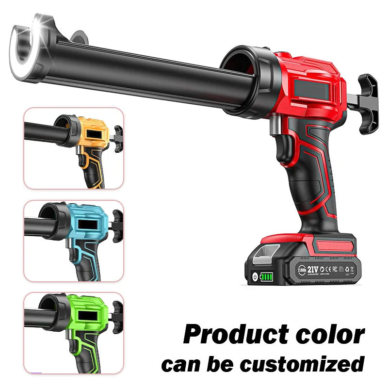 Factory Direct DIY Electric Sewing Gun LED Lighting Caulking Gun Structure Sealed Wireless Electric Caulking Gun CE Certified
Factory Direct DIY Electric Sewing Gun LED Lighting Caulking Gun Structure Sealed Wireless Electric Caulking Gun CE Certified