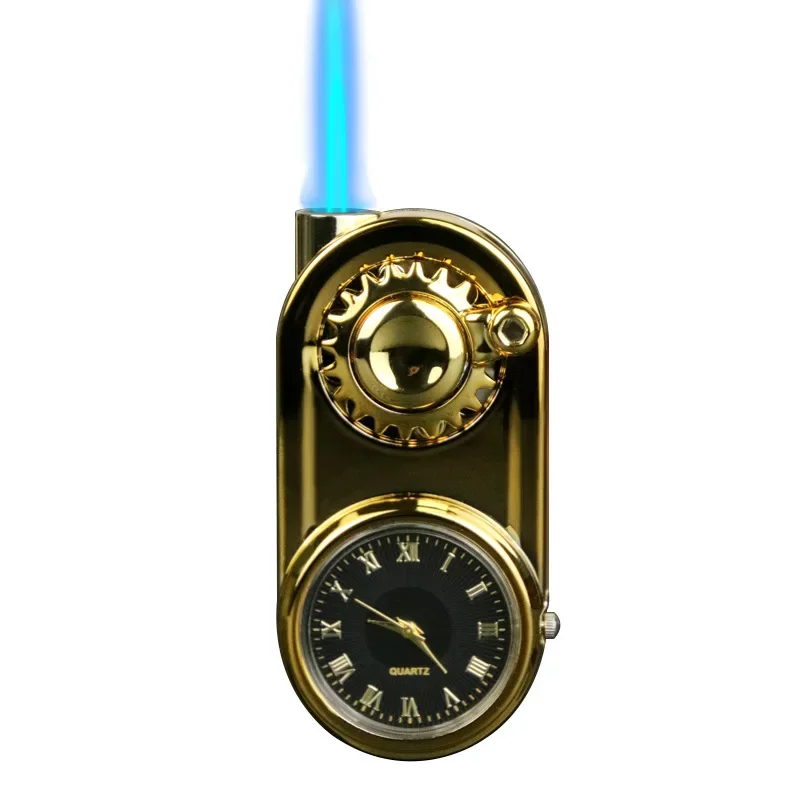 New Genuine Watch Lighter with One Hand Rotating Decompression Ignition Device, Windproof Blue Flame Gadgets for Men Lighter
New Genuine Watch Lighter with One Hand Rotating Decompression Ignition Device, Windproof Blue Flame Gadgets for Men Lighter