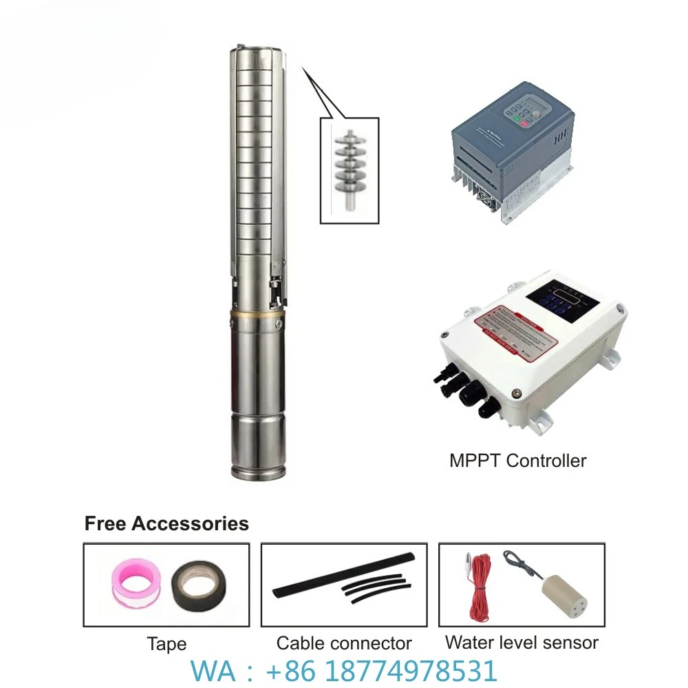 Лицентробежный водяной насос с цифровым дисплеем MPPT для сельскохозяйственного жизненного цикла 7500 Вт, 25 м3/ч, 168 м, головка постоянного тока, 4 дюйма, солнечная батарея
Лицентробежный водяной насос с цифровым дисплеем MPPT для сельскохозяйственного жизненного цикла 7500 Вт, 25 м3/ч, 168 м, головка постоянного тока, 4 дюйма, солнечная батарея