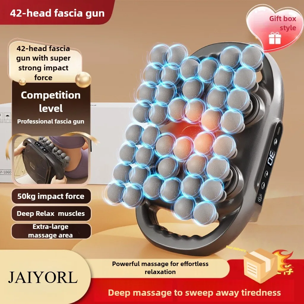 42-головочный фасциальный пистолет, массажер для мышц, спины, шейного позвонка, электрический массажный пистолет, многофункциональный, для релаксации талии большой площади
42-головочный фасциальный пистолет, массажер для мышц, спины, шейного позвонка, электрический массажный пистолет, многофункциональный, для релаксации талии большой площади