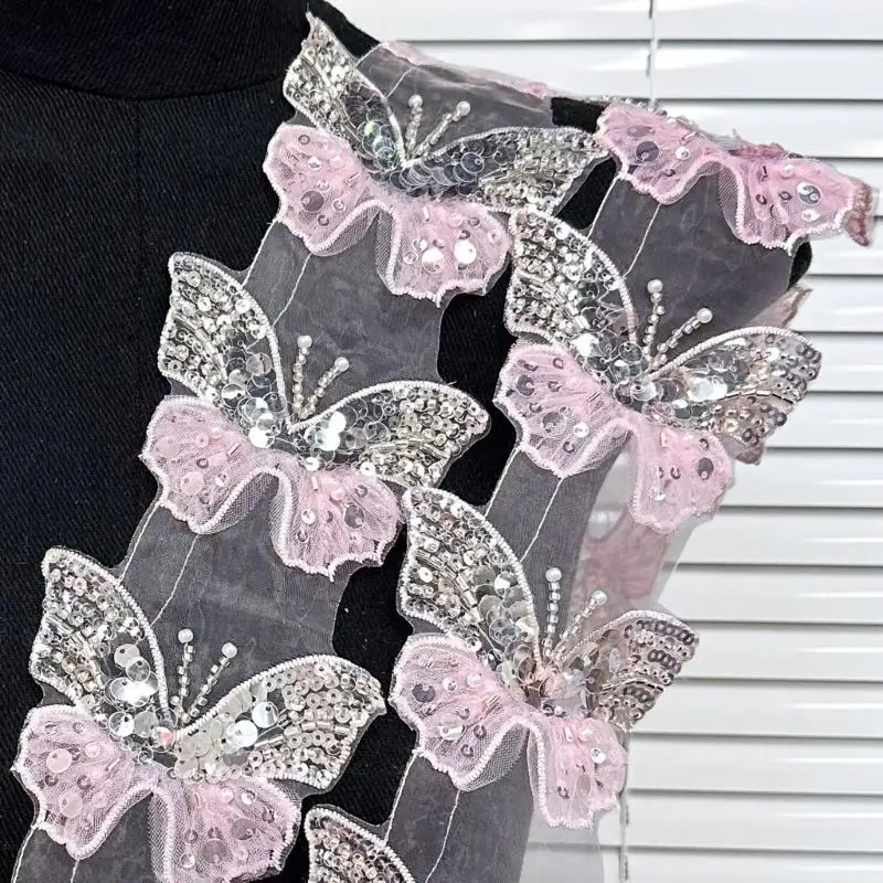39BD Eye-Catching Butterfly Beaded Applique Patches Dress Tulle Applique DIY Craft
39BD Eye-Catching Butterfly Beaded Applique Patches Dress Tulle Applique DIY Craft