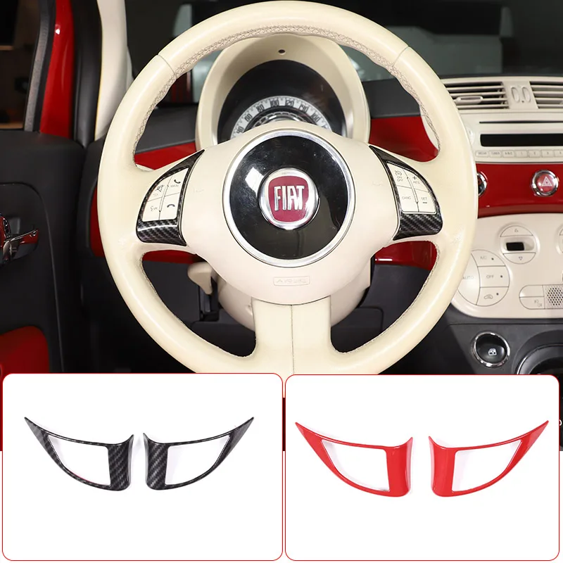 ABS Carbon fiber/Red Car Steering Wheel Button Frame Decorative Sticker For Fiat 500 2010-2015 Car Accessories
ABS Carbon fiber/Red Car Steering Wheel Button Frame Decorative Sticker For Fiat 500 2010-2015 Car Accessories