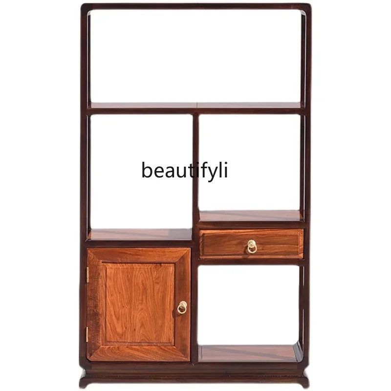 V Antique Shelf Rosewood New Chinese Style Tea Cabinet Sideboard Cabinet Solid Wood Living Room Display Cabinet
V Antique Shelf Rosewood New Chinese Style Tea Cabinet Sideboard Cabinet Solid Wood Living Room Display Cabinet
