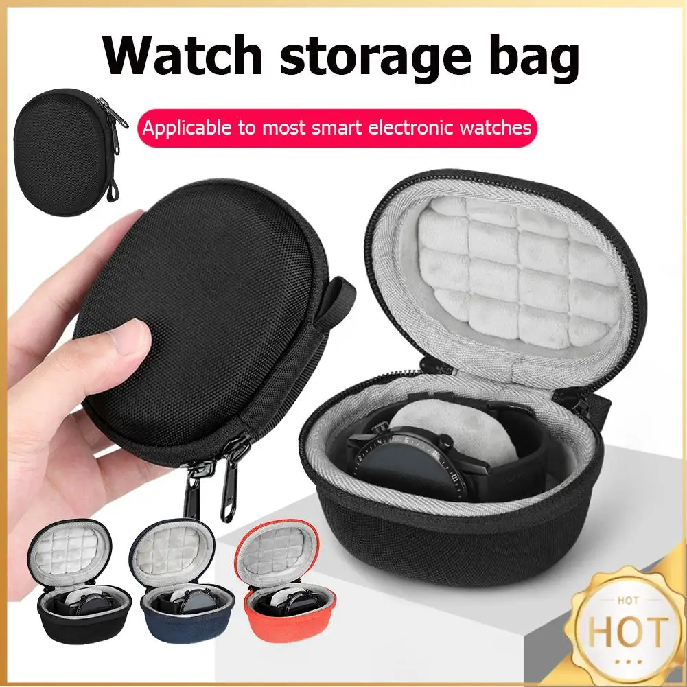 Hard Carrying Case EVA Shockproof Protective Travel Protective Bag for Apple Watch Series 7 6 5 for Huawei Watch Fit 2
Hard Carrying Case EVA Shockproof Protective Travel Protective Bag for Apple Watch Series 7 6 5 for Huawei Watch Fit 2