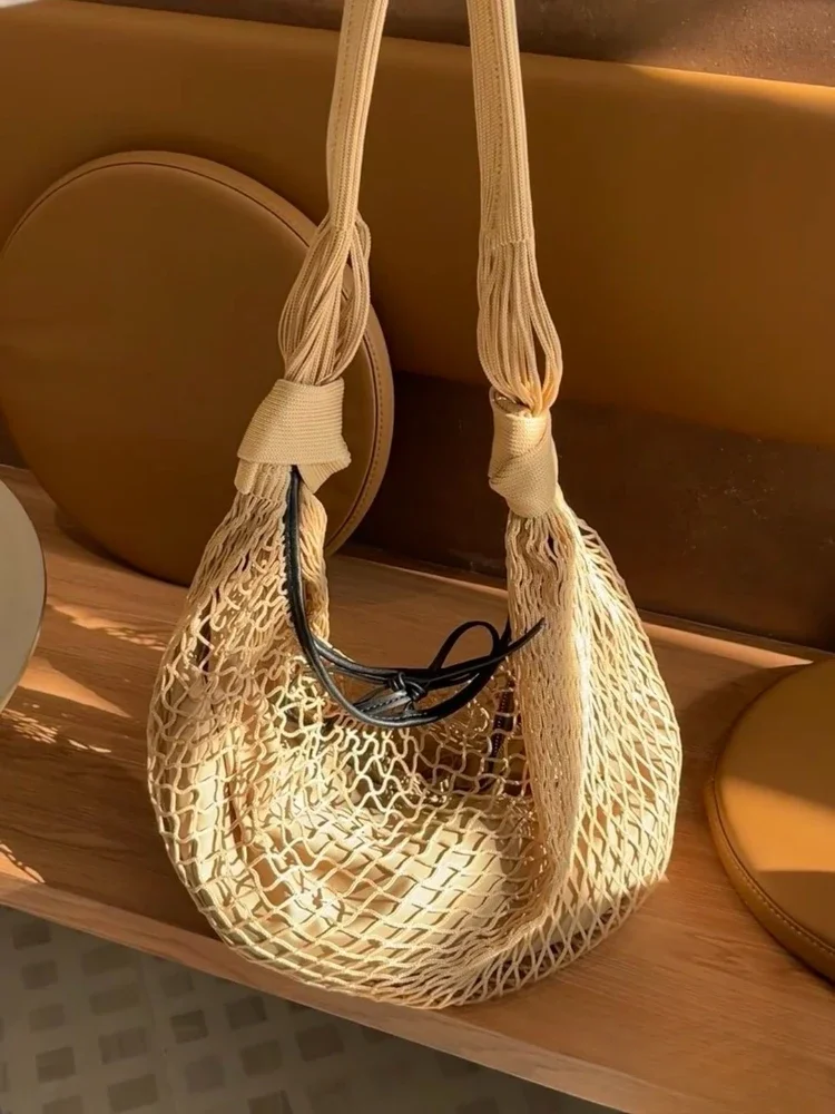 Brand Original Horn Net Bag Detachable Genuine Leather Shoulder Messenger Bag 2025 Trendy Neutral Fishing Net Bag
Brand Original Horn Net Bag Detachable Genuine Leather Shoulder Messenger Bag 2025 Trendy Neutral Fishing Net Bag