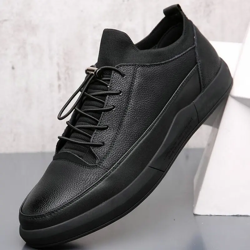 High-quality Ital Design Boys all Black Flats Men Casual Sneakers Shoes Man leather shoes Zapatos Mujer Chaussure Homme 2021
High-quality Ital Design Boys all Black Flats Men Casual Sneakers Shoes Man leather shoes Zapatos Mujer Chaussure Homme 2021