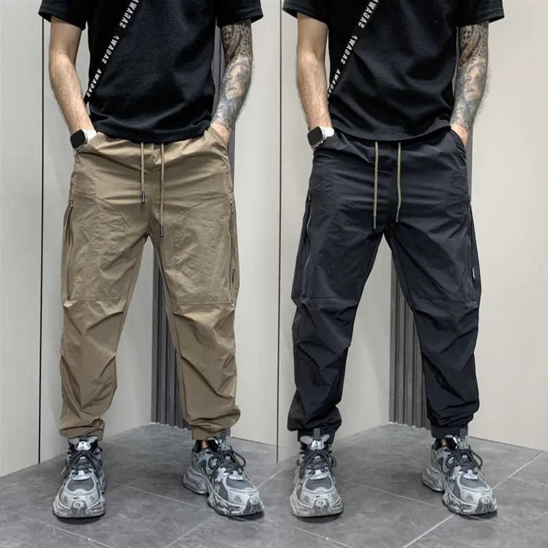Универсальные свободные повседневные брюки для мужчин, весенне-летние американские рабочие брюки с множеством карманов, свободные брюки с эластичной талией...
Универсальные свободные повседневные брюки для мужчин, весенне-летние американские рабочие брюки с множеством карманов, свободные брюки с эластичной талией...
