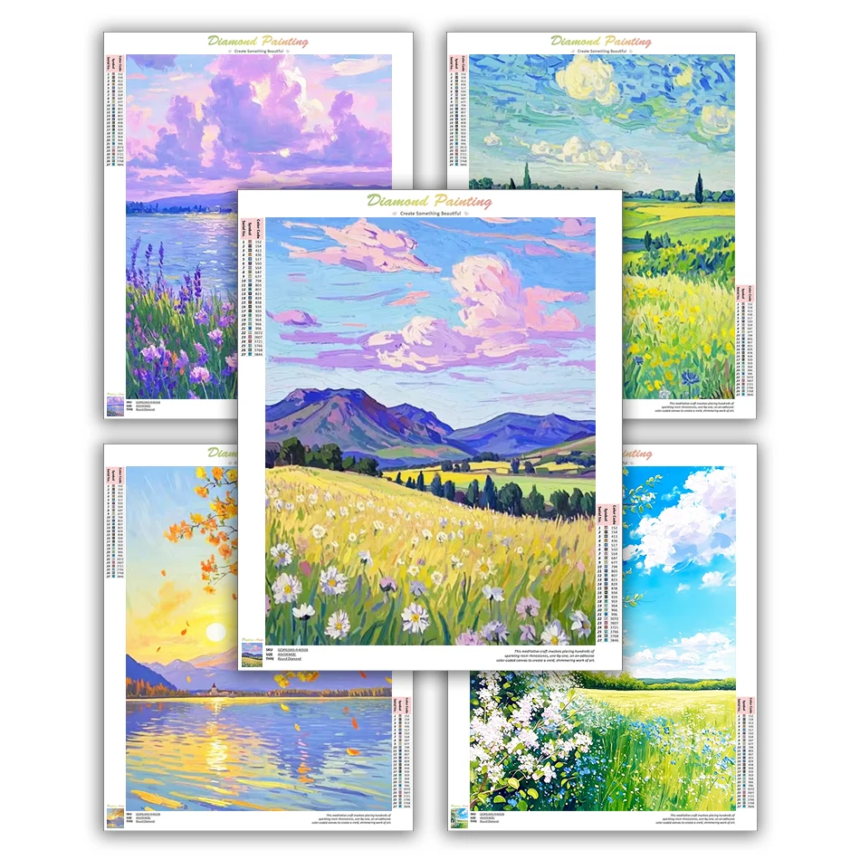 CHENISTORY 5D Diamond Painting landscape Lawn wildflowers Diamond Mosaic Needle Arts Craft Diamond Art Kit Crystal Wall Decor
CHENISTORY 5D Diamond Painting landscape Lawn wildflowers Diamond Mosaic Needle Arts Craft Diamond Art Kit Crystal Wall Decor