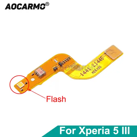 Aocarmo For Sony Xperia 5 III / X5iii 5G Mark3 XQ-BQ72 Flash Ambient Light Sensor Flex Cable Replacement Part
