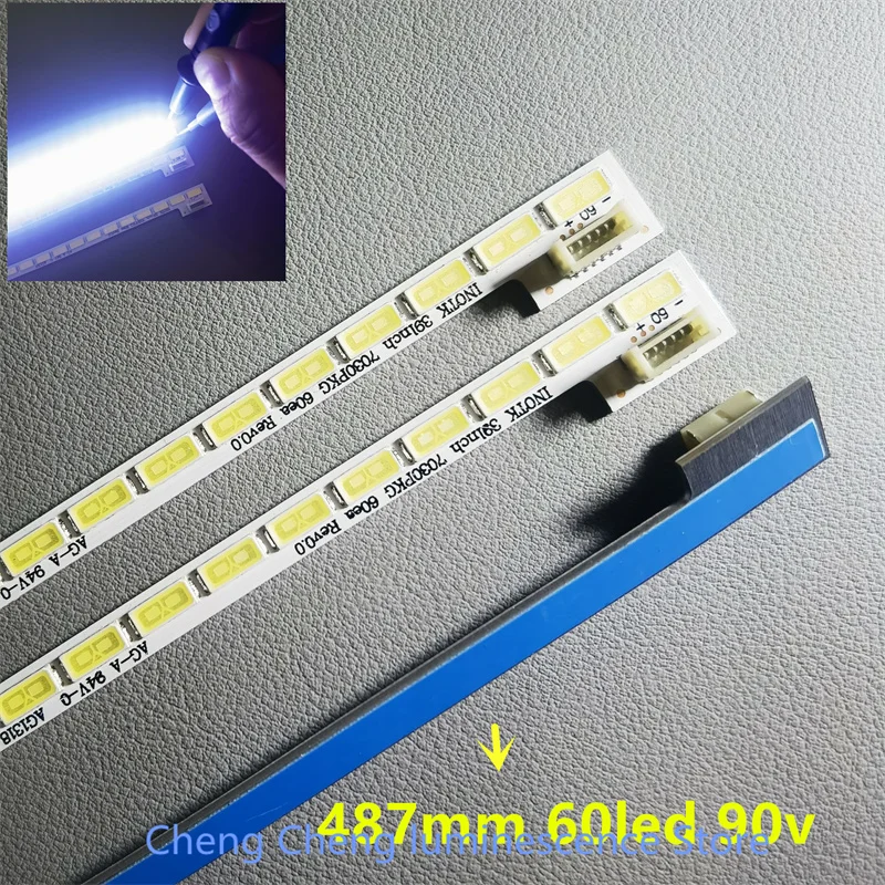 39inch 7030PKG 60ea 39VLE941BL T390HVN02.0 48.7CM 60LED 100%NEW LED backlight strip
39inch 7030PKG 60ea 39VLE941BL T390HVN02.0 48.7CM 60LED 100%NEW LED backlight strip