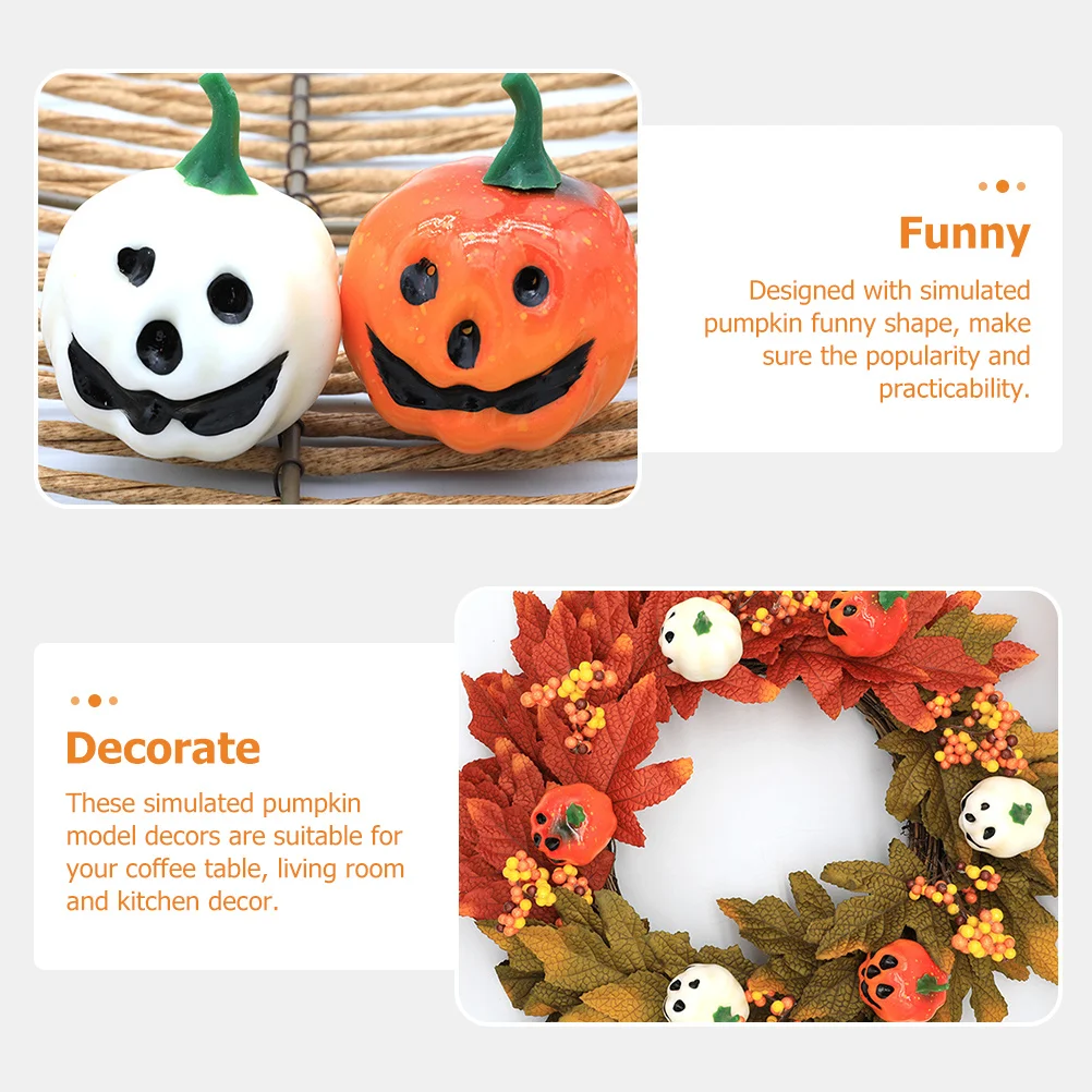 12Pcs Small Pumpkins Decor Realistic Artificial Mini Pumpkin for Halloween Festive Atmosphere Centerpiece Living Room Coffee
12Pcs Small Pumpkins Decor Realistic Artificial Mini Pumpkin for Halloween Festive Atmosphere Centerpiece Living Room Coffee