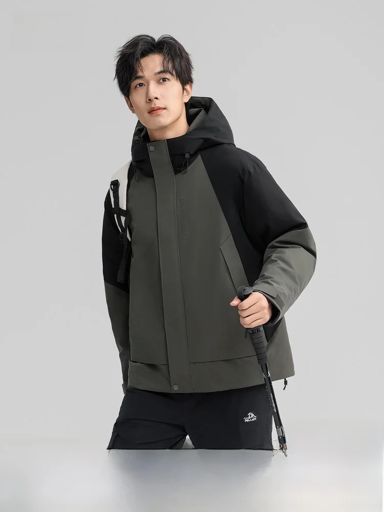 Snow Flying 2026 Summer New Men's Short Workwear down Jacket Hooded Patchwork Outdoor Sports Versatile Warm Polyester Fiber
Snow Flying 2026 Summer New Men's Short Workwear down Jacket Hooded Patchwork Outdoor Sports Versatile Warm Polyester Fiber