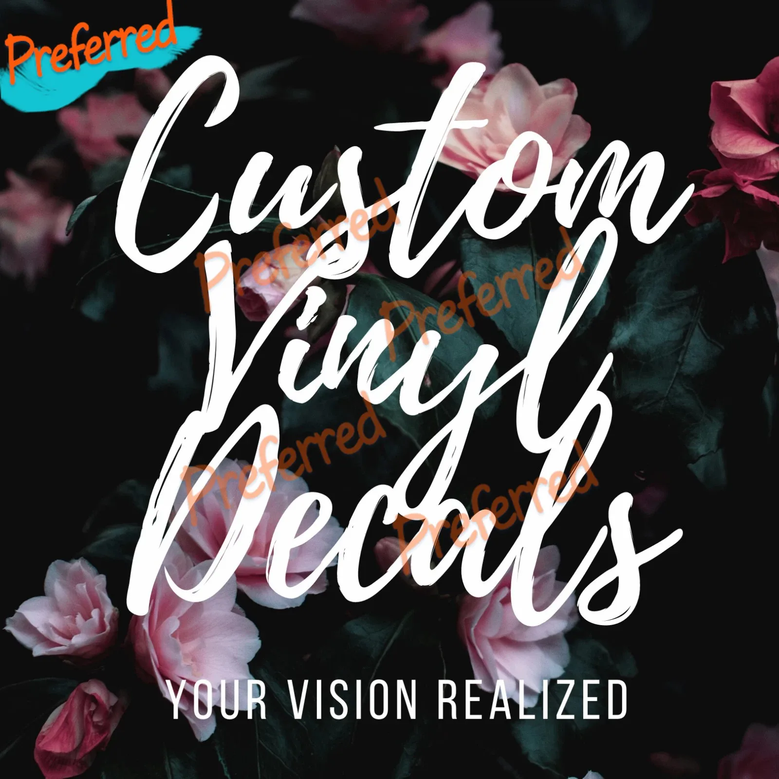 Custom Vinyl Sticker Personalised Text or Logo Waterproof Decal Any Size Craft
Custom Vinyl Sticker Personalised Text or Logo Waterproof Decal Any Size Craft