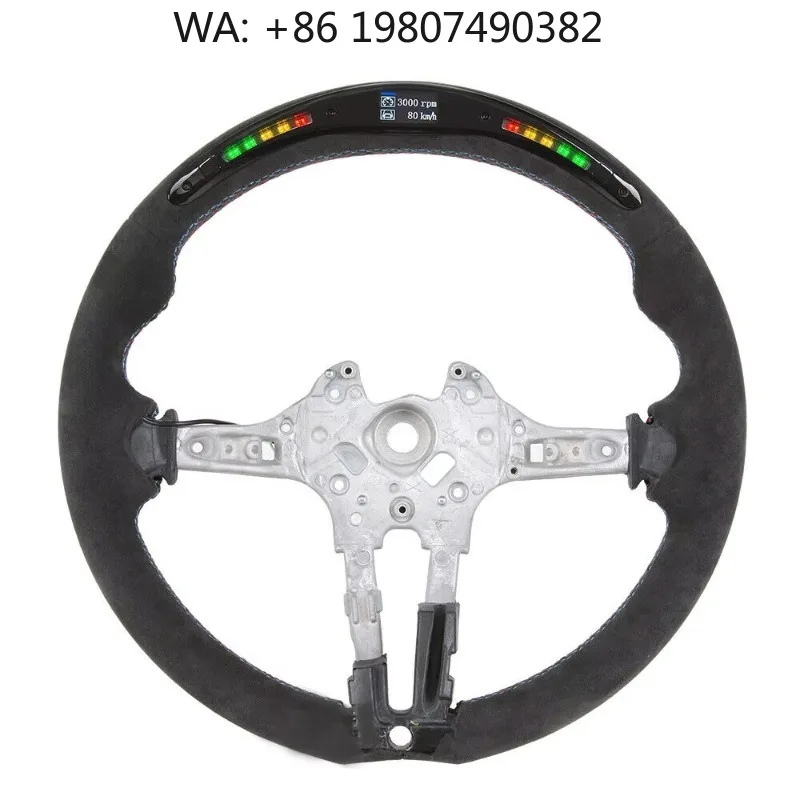 Black Carbon Fiber LED Steering Wheel Custom Performance Sport For Old Compact Sport Auto Interior
Black Carbon Fiber LED Steering Wheel Custom Performance Sport For Old Compact Sport Auto Interior