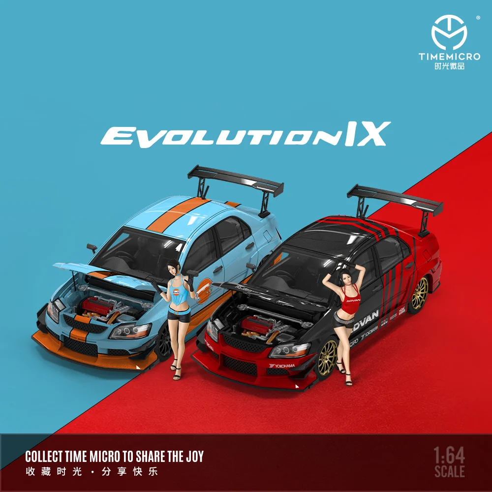 TIME MICRO 1:64 EVO ADVAN Painting Alloy Car Model Model Car Collection& Display& Gift
TIME MICRO 1:64 EVO ADVAN Painting Alloy Car Model Model Car Collection& Display& Gift