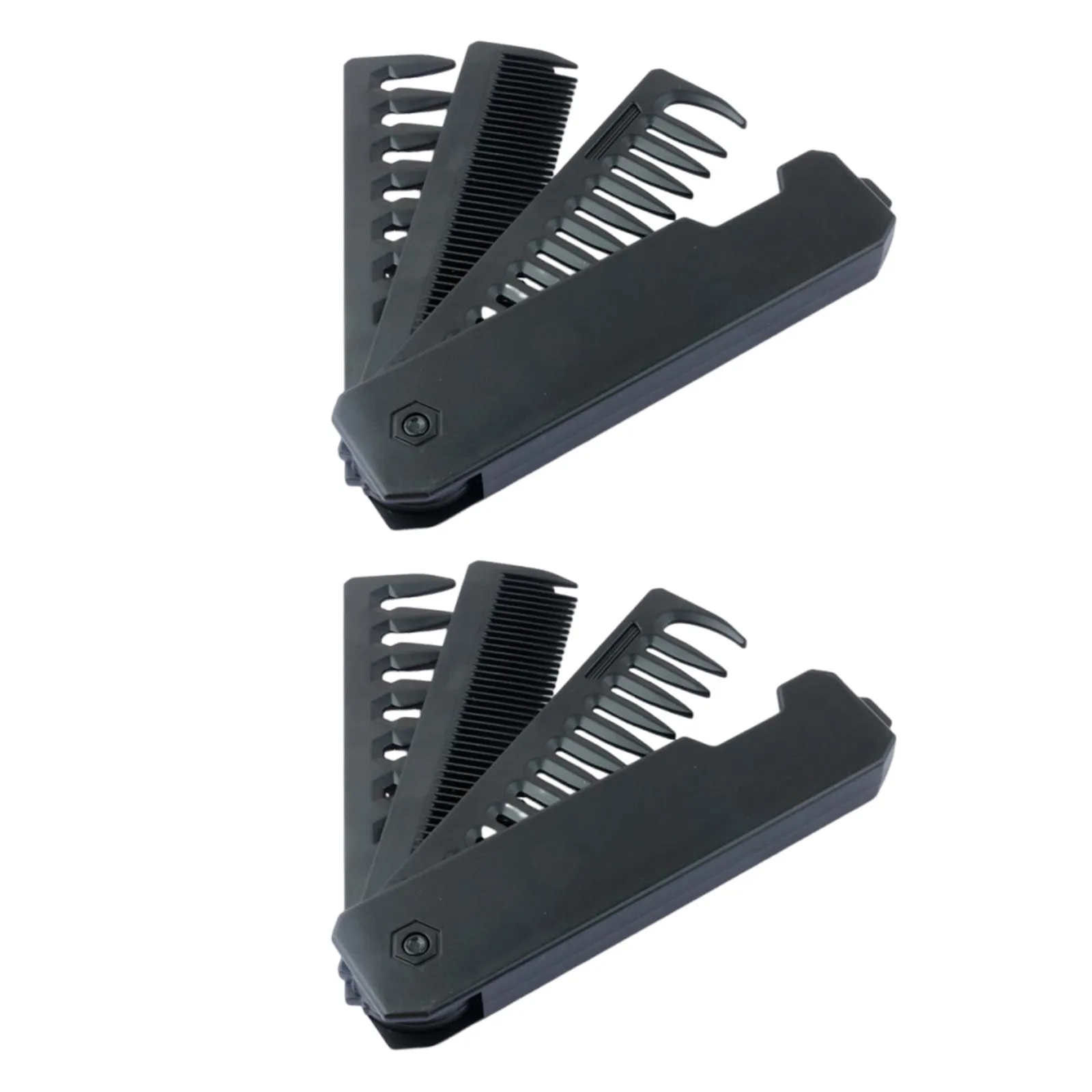 2Pcs Portable Folding Hair Comb for Men Compact Texture Beard Styling Travel Pocket Comb Oil Hair Grooming Tool
2Pcs Portable Folding Hair Comb for Men Compact Texture Beard Styling Travel Pocket Comb Oil Hair Grooming Tool