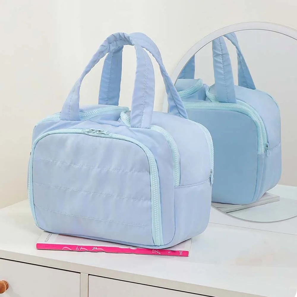 Kawaii однотонная косметичка из ПВХ с защитой от брызг воды, портативная косметичка, большая вместительная хлопковая косметичка, женская сумка
Kawaii однотонная косметичка из ПВХ с защитой от брызг воды, портативная косметичка, большая вместительная хлопковая косметичка, женская сумка