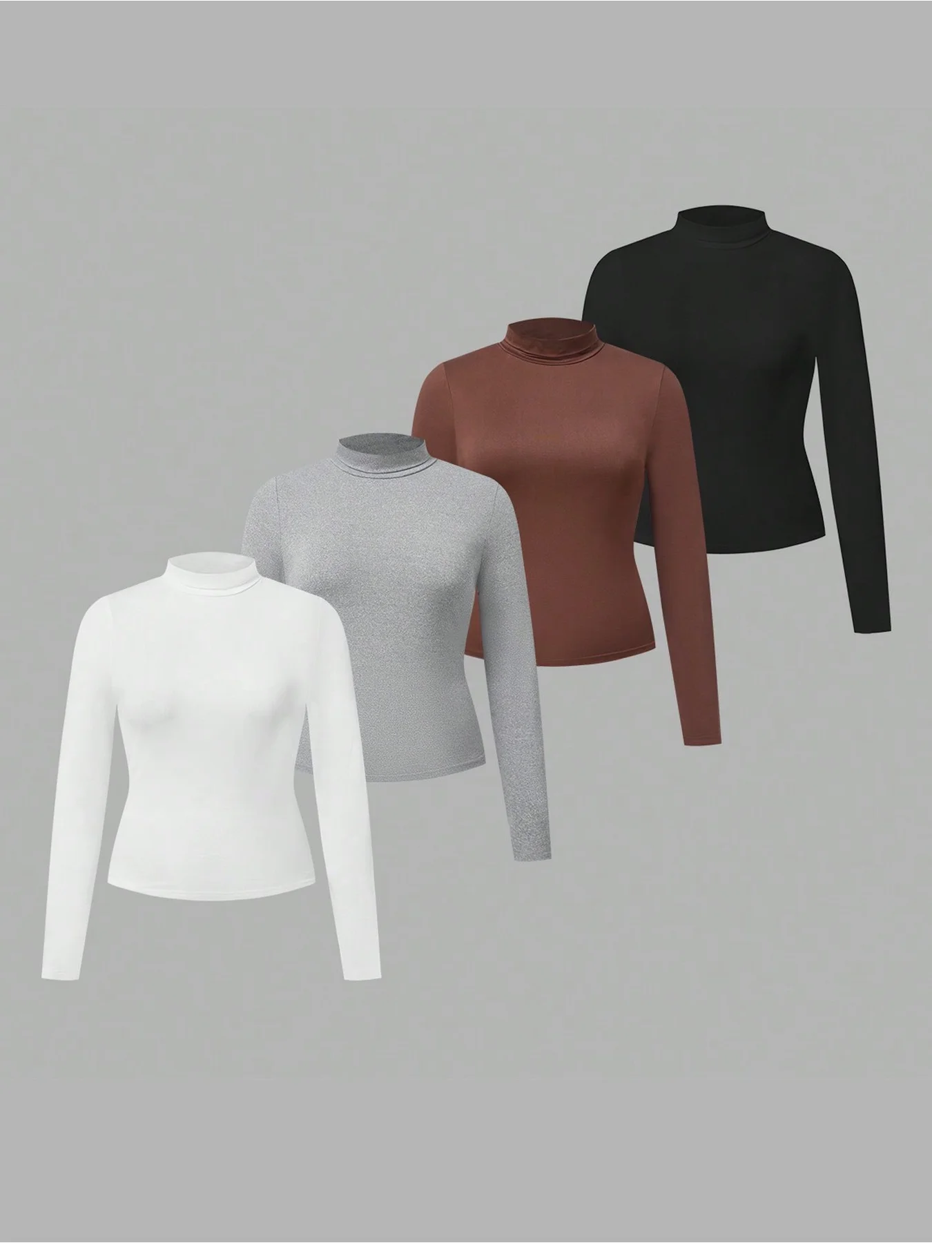 Solid color casual plus size women's clothing, casual four piece set, long sleeved T-shirt suitable for all seasons
Solid color casual plus size women's clothing, casual four piece set, long sleeved T-shirt suitable for all seasons