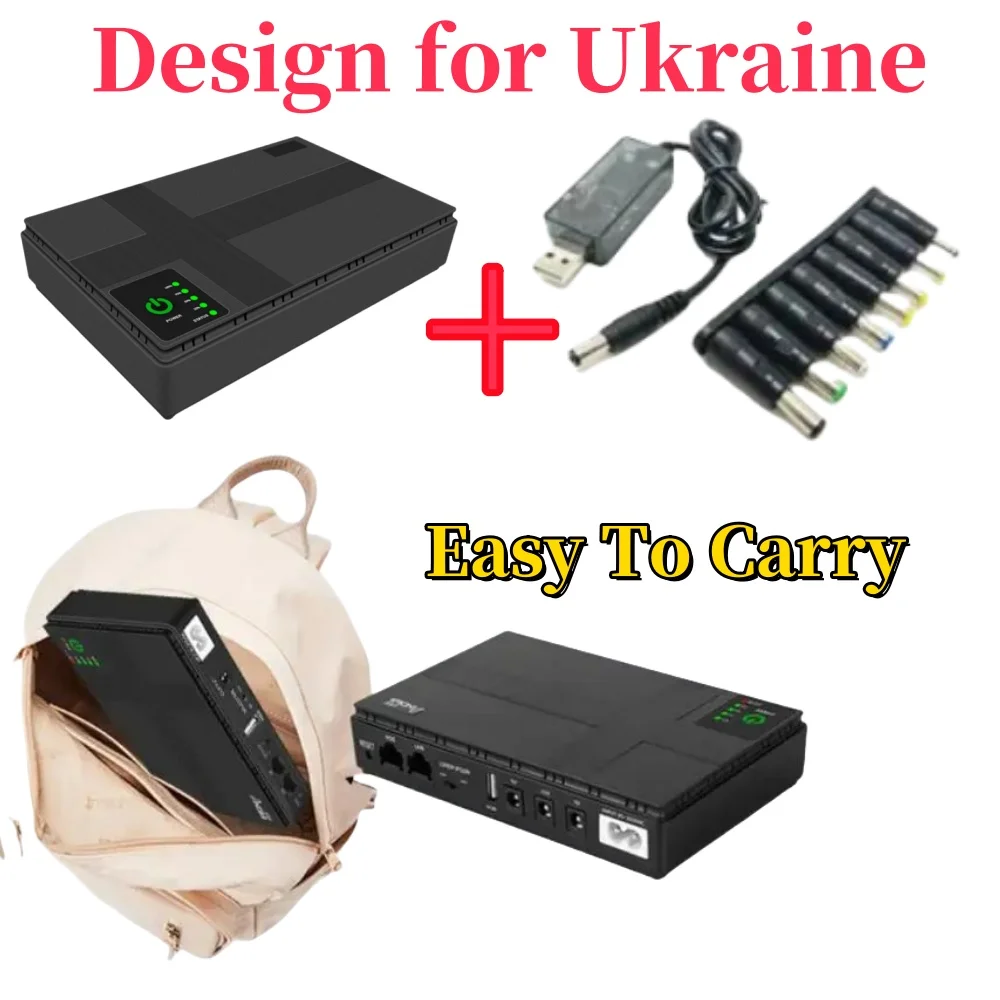 10400mAh Mini Portable UPS 5V-12V For WiFi Router Large Capacity Backup Power Adapters UPS 10400mAh
10400mAh Mini Portable UPS 5V-12V For WiFi Router Large Capacity Backup Power Adapters UPS 10400mAh