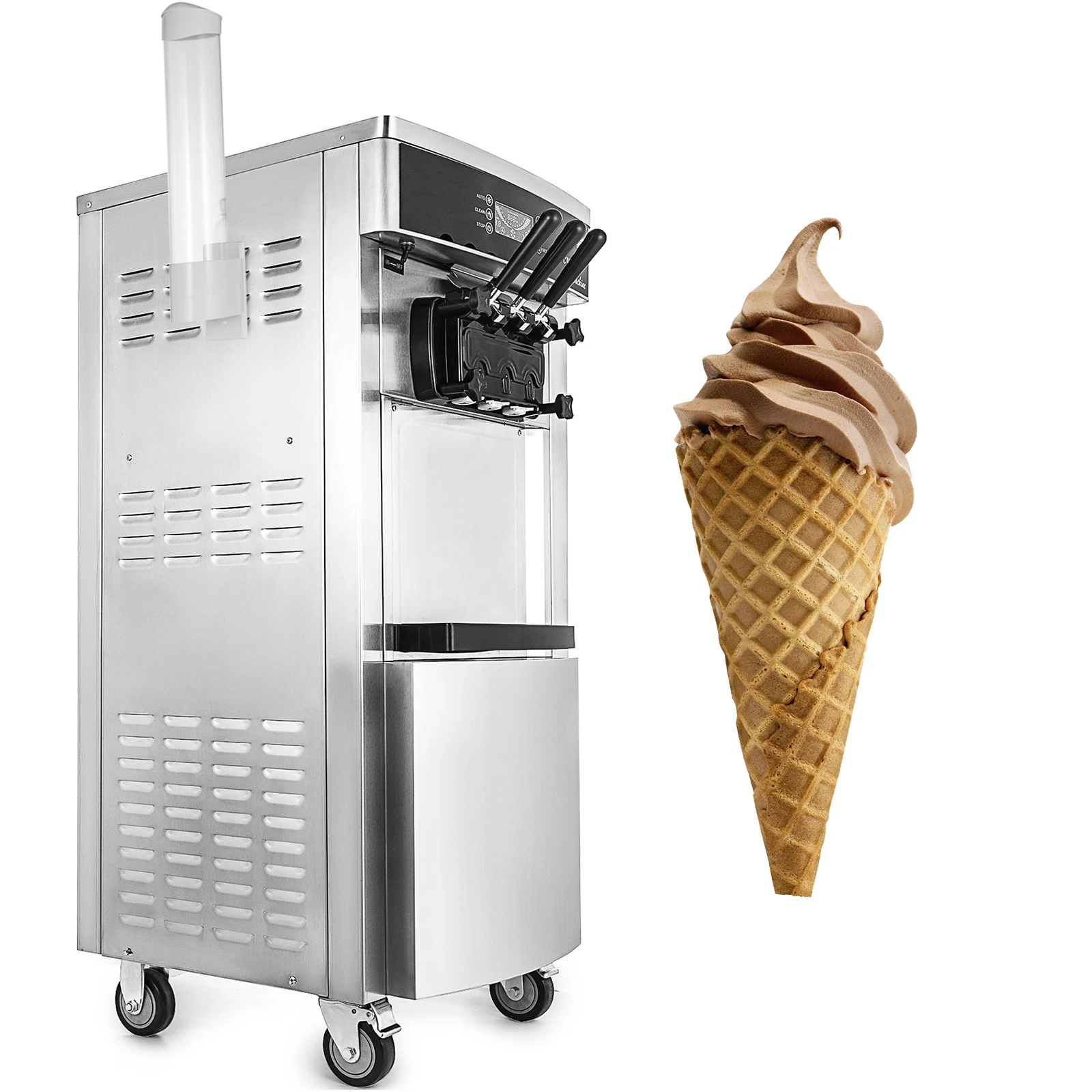 YKF-8228H Commercial Vertical Ice Cream Machine 2200W Hard Ice Cream Maker Adjustable Hardness Standing Design for Factory Direc
YKF-8228H Commercial Vertical Ice Cream Machine 2200W Hard Ice Cream Maker Adjustable Hardness Standing Design for Factory Direc