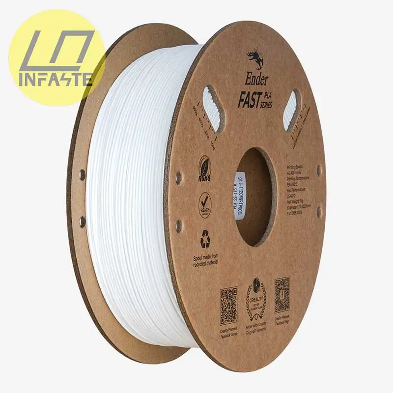 High Strength High Speed Printing Multiple Colors and Less Warping Ender Fast PLA 3D Printer Filament for 3D Printer
High Strength High Speed Printing Multiple Colors and Less Warping Ender Fast PLA 3D Printer Filament for 3D Printer