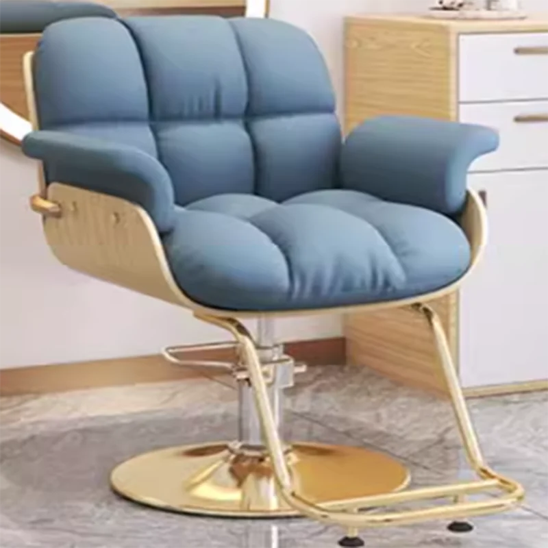 Makeup Luxury Barber Chair Hair Salon Swivel Gold Styling Wheels Mobile Barber Chair Adjustable Muebles Para El Hogar Furniture
Makeup Luxury Barber Chair Hair Salon Swivel Gold Styling Wheels Mobile Barber Chair Adjustable Muebles Para El Hogar Furniture