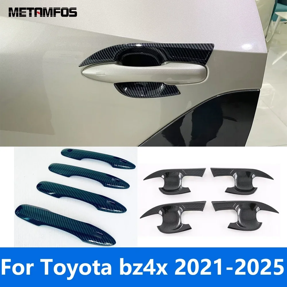 Для Toyota bz4x 2021 2022 2023 2024 2025 углеродное волокно, боковая дверная ручка, чаша, накладка, защитная крышка, аксессуары, Стайлинг автомобиля
Для Toyota bz4x 2021 2022 2023 2024 2025 углеродное волокно, боковая дверная ручка, чаша, накладка, защитная крышка, аксессуары, Стайлинг автомобиля