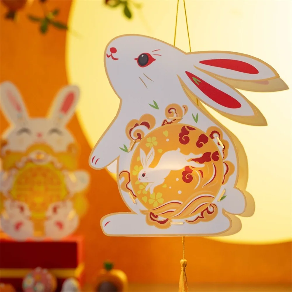 Chinese Style Rabbit Lantern Cartoon Handmade Handheld Rabbit Lantern DIY Material Package Luminous Traditional Craft Lantern
Chinese Style Rabbit Lantern Cartoon Handmade Handheld Rabbit Lantern DIY Material Package Luminous Traditional Craft Lantern