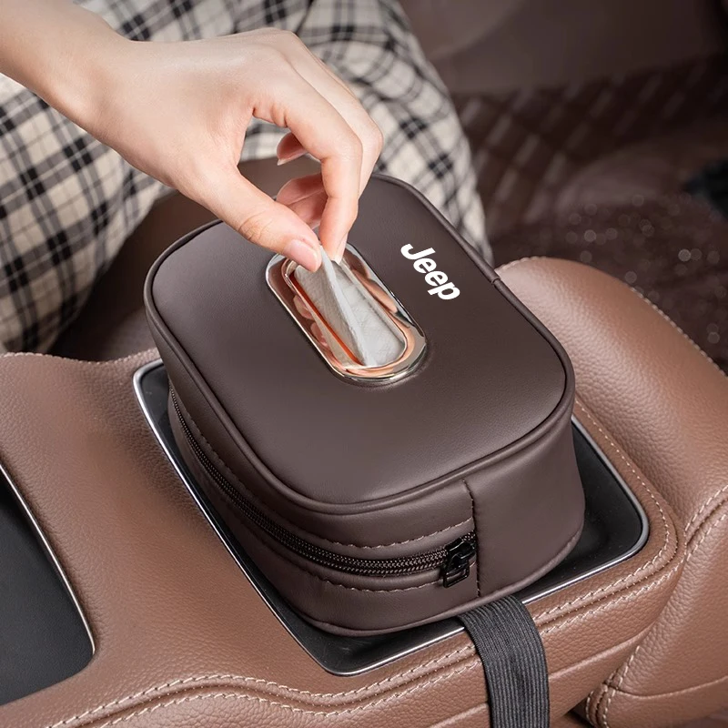 Leather Car Tissue Box For Jeep Renegade Wrangler JK JL Grand Cherokee Compass Patriot Seat Back Armrest Sun Visor Tissue Holder
Leather Car Tissue Box For Jeep Renegade Wrangler JK JL Grand Cherokee Compass Patriot Seat Back Armrest Sun Visor Tissue Holder