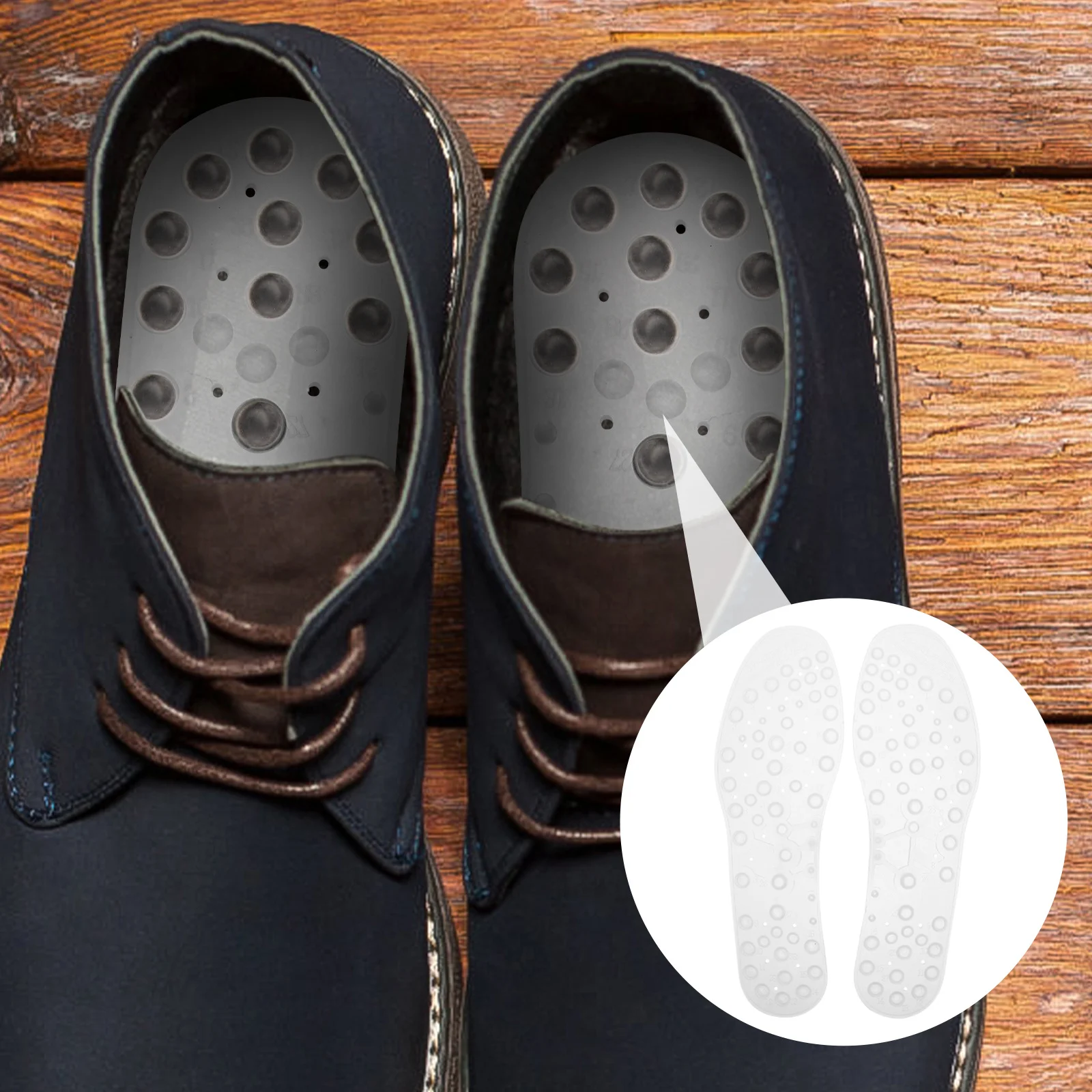 1Set Massaging Shock Absorbing Insoles Breathable Cuttable Shoe Inserts for Sports Walking Use Heated Insoles for Shoes
1Set Massaging Shock Absorbing Insoles Breathable Cuttable Shoe Inserts for Sports Walking Use Heated Insoles for Shoes