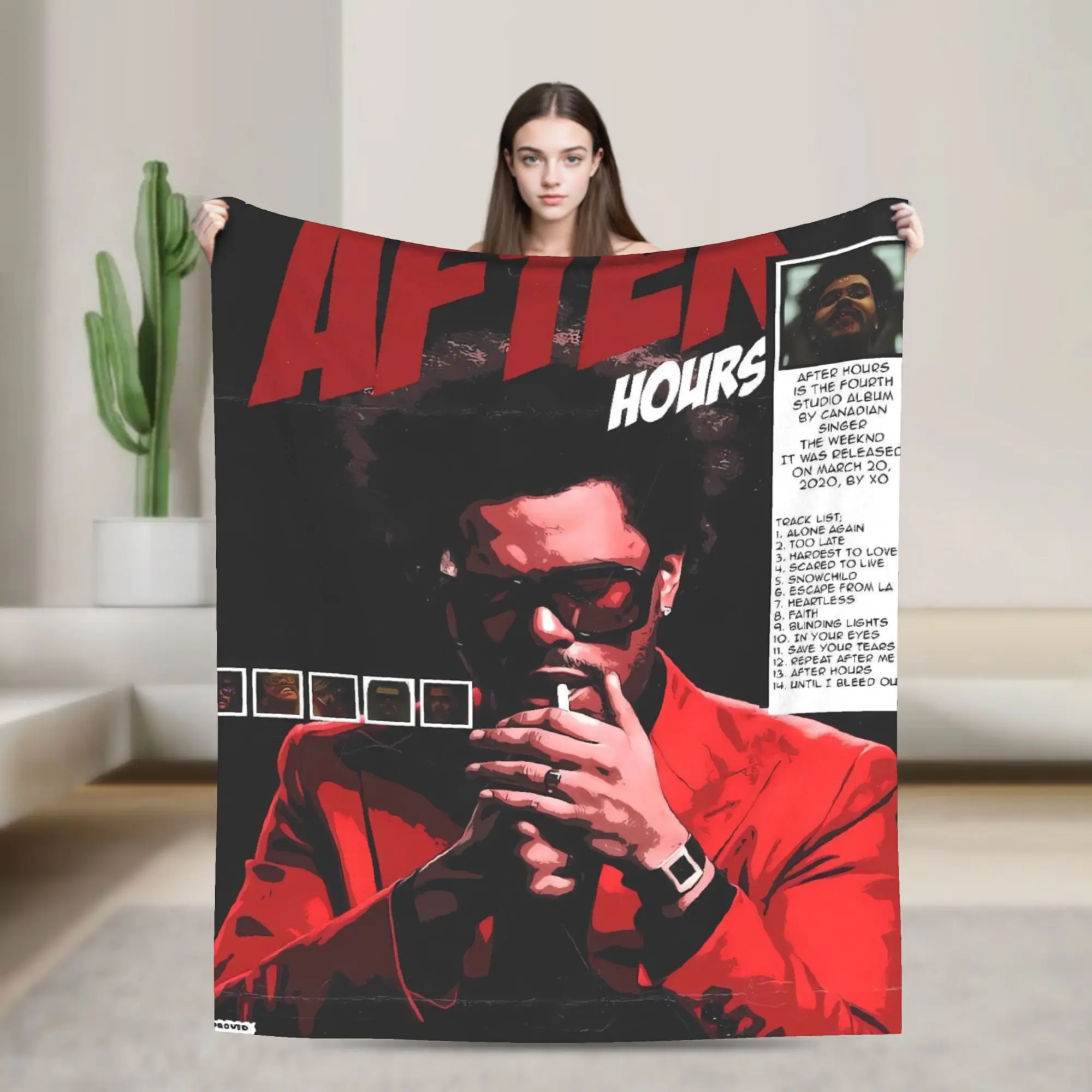 The Weeknd XO Album Flannel Blanket Warm Soft Bedding Throws for Couch Bed Decorative Funny Bedspread Sofa Bed Cover
The Weeknd XO Album Flannel Blanket Warm Soft Bedding Throws for Couch Bed Decorative Funny Bedspread Sofa Bed Cover