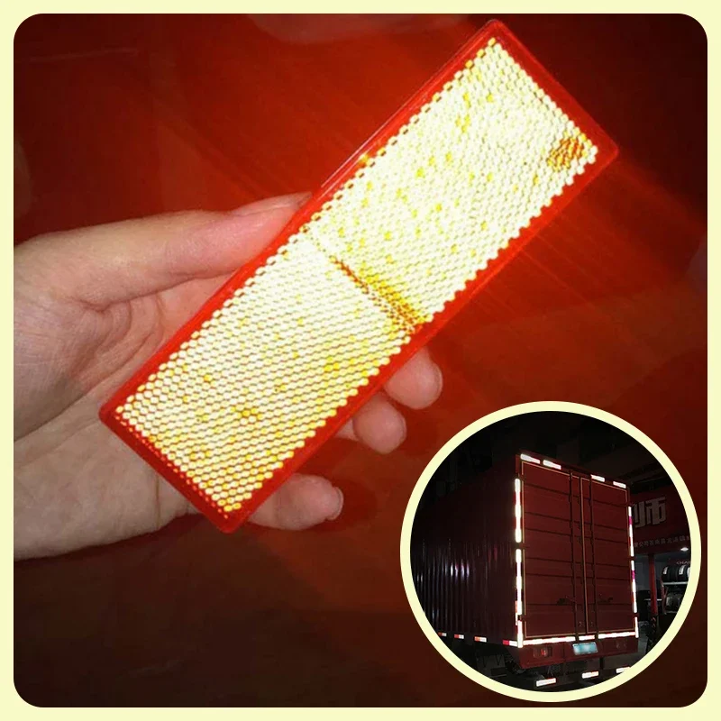 Reflective Warning Plate Stickers Truck Trailer Car Rectangle Plastic Reflective Reflector Night Safety Warning Sticker Tape
Reflective Warning Plate Stickers Truck Trailer Car Rectangle Plastic Reflective Reflector Night Safety Warning Sticker Tape