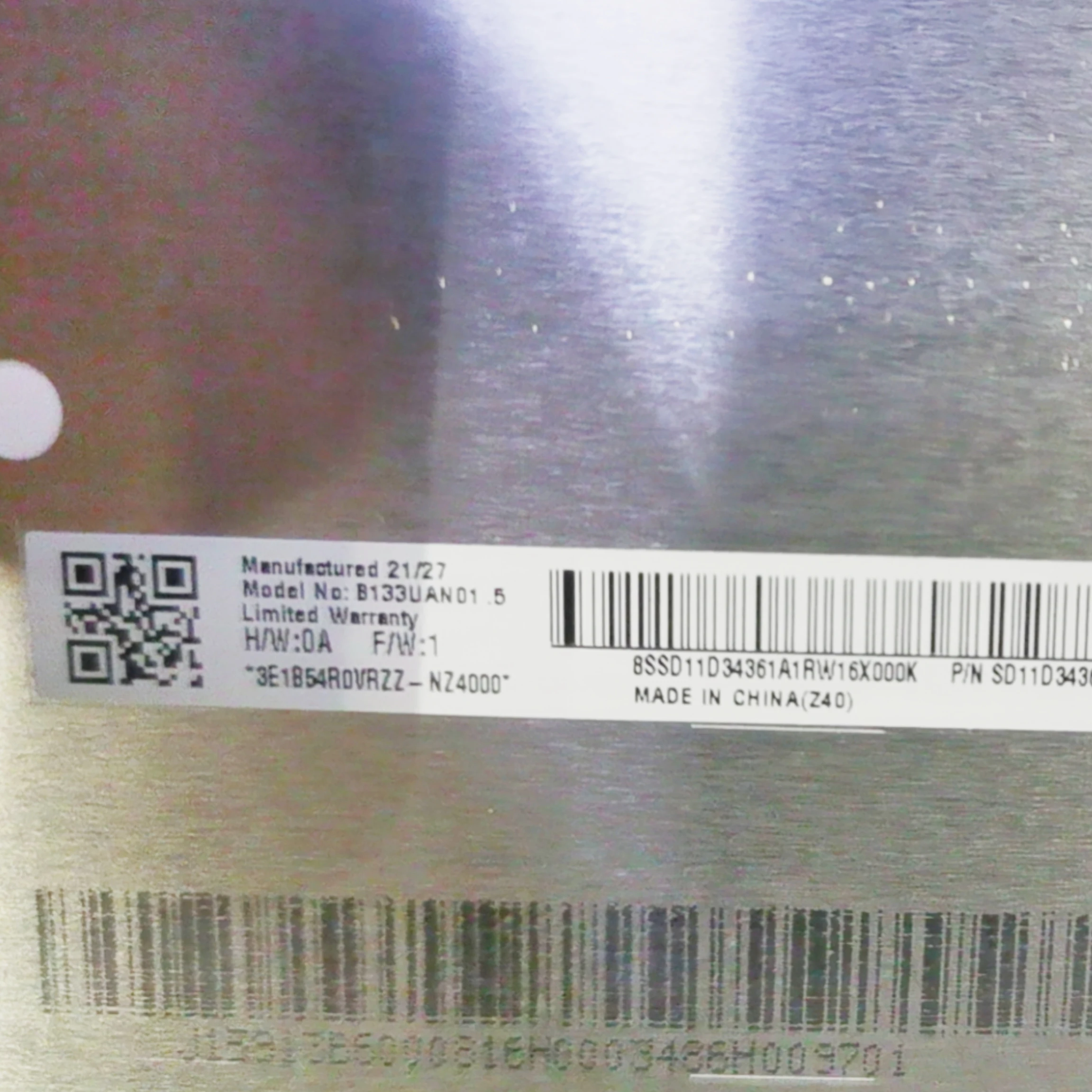 B133UAN01.5 IPS 13,3-дюймовый ЖК-экран для ноутбука 
B133UAN01.5 IPS 13,3-дюймовый ЖК-экран для ноутбука