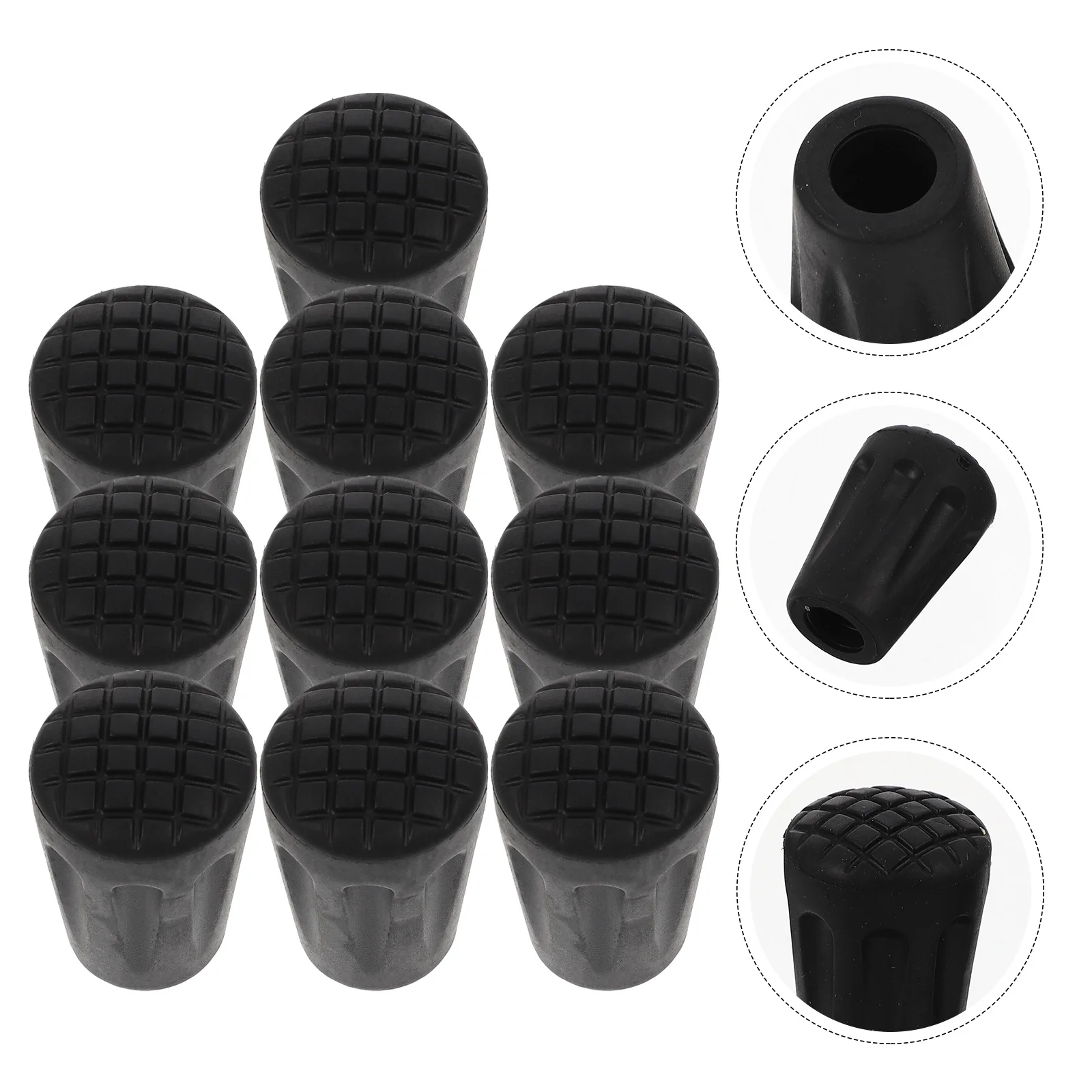 10pcs Trekking Pole Tip Replacement Rubber Feet Pad Protector for Hiking Sticks Walking Cane Antislip Cover
10pcs Trekking Pole Tip Replacement Rubber Feet Pad Protector for Hiking Sticks Walking Cane Antislip Cover
